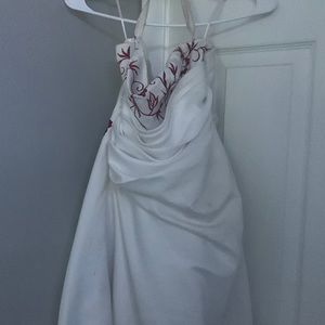 6 foot long wedding dress